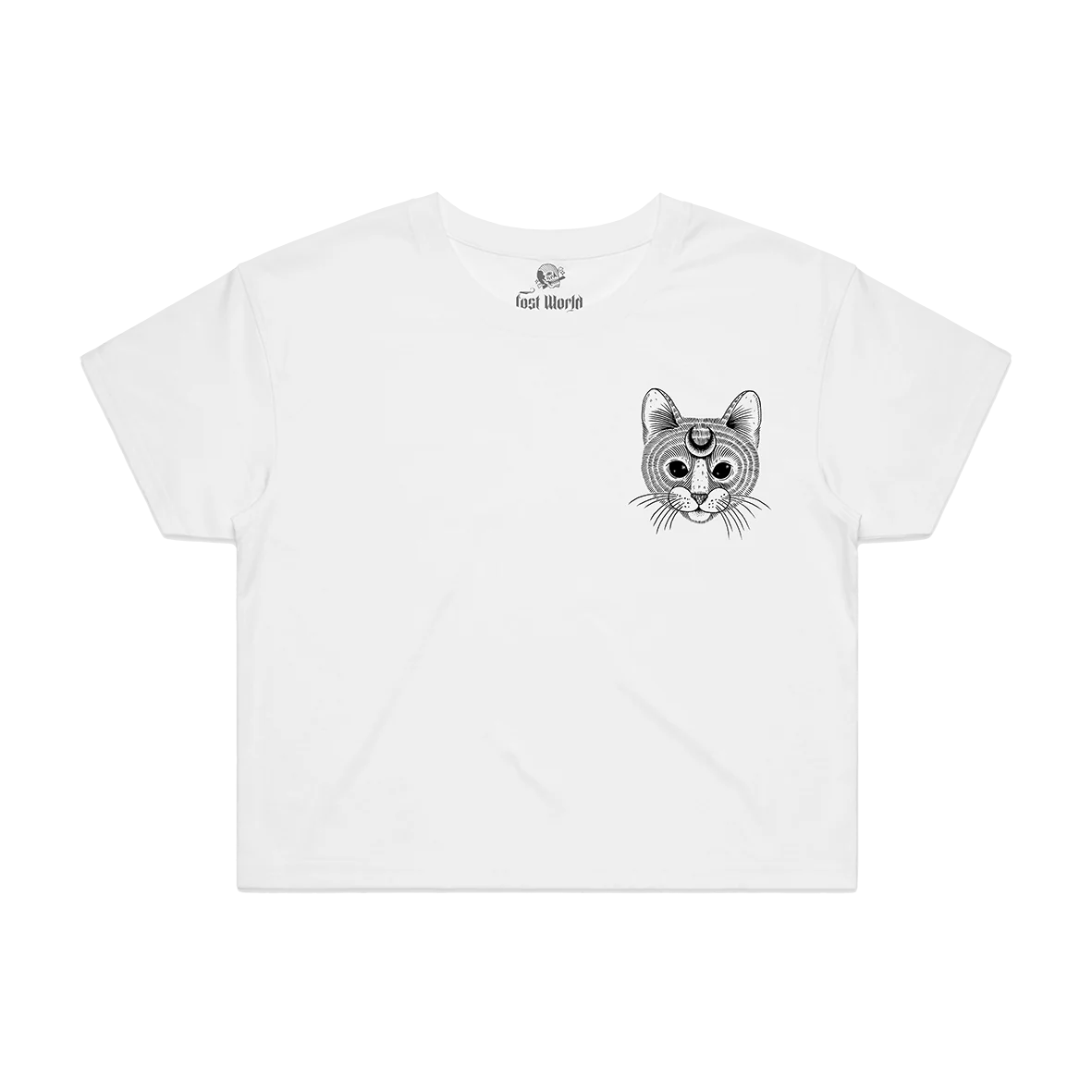 Evil Kitty Crop Top