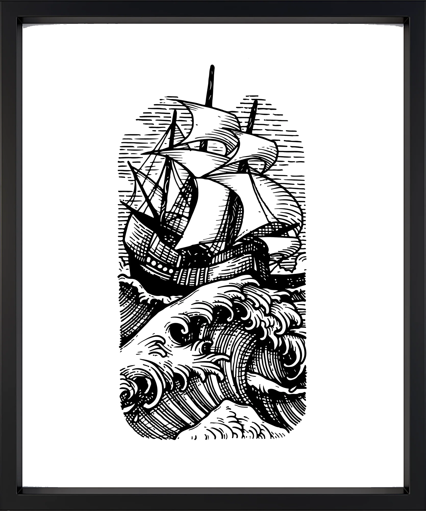 Into The Oblivion A4 Art Print