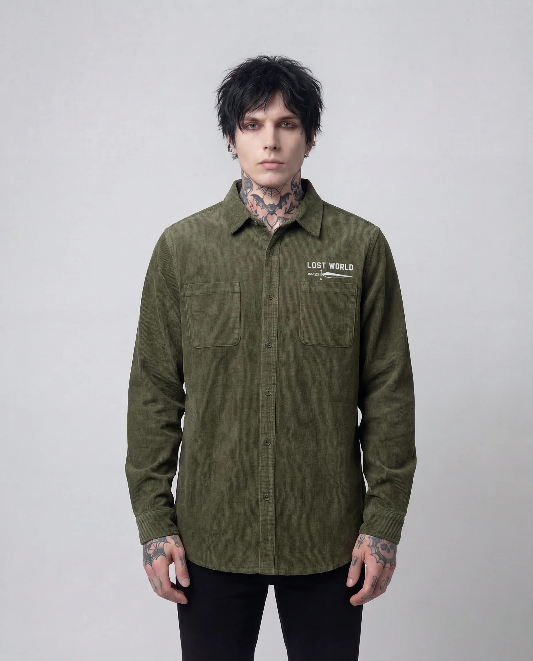 LW Dagger Army Cord Shirt - Image 3