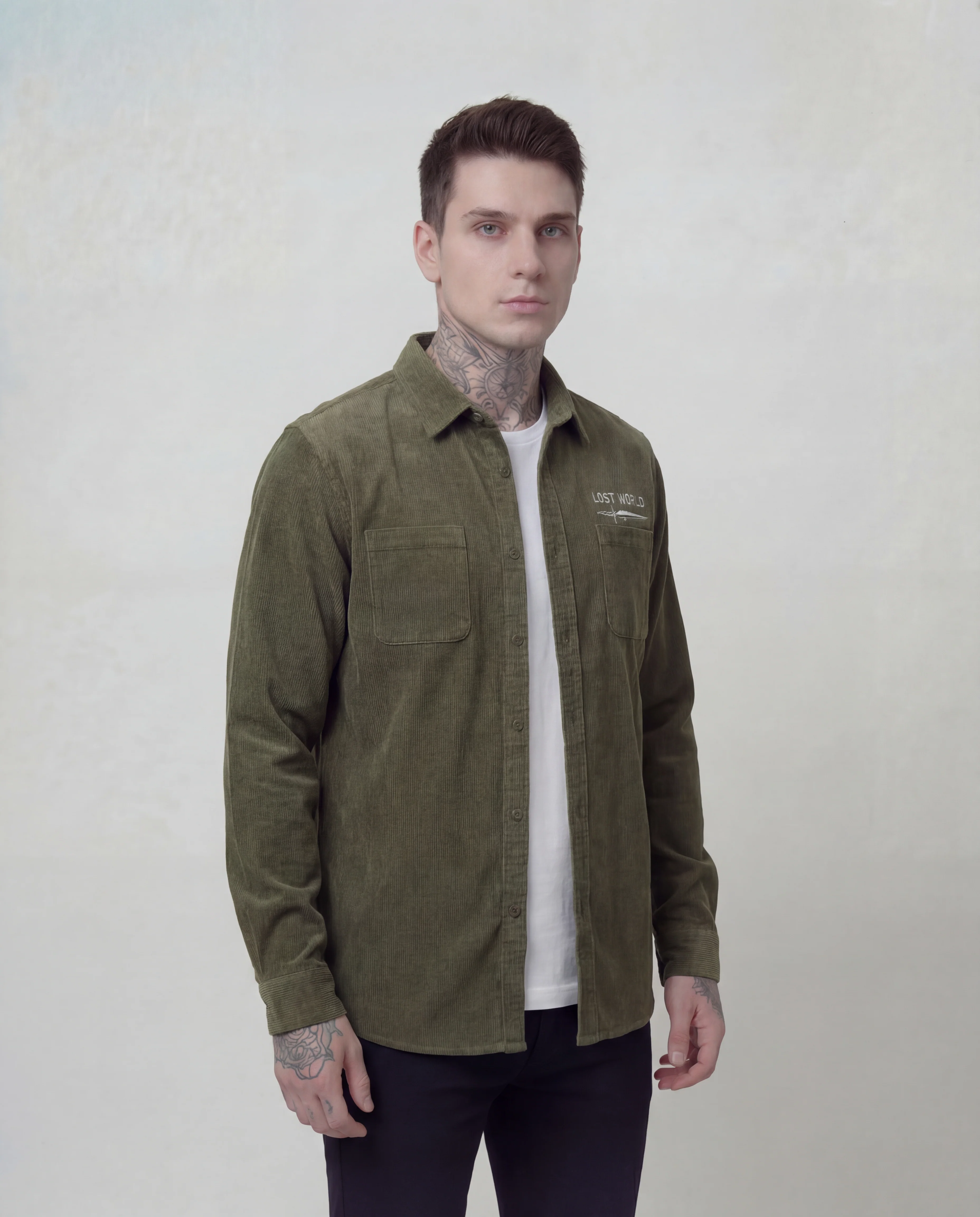 LW Dagger Army Cord Shirt - Image 4