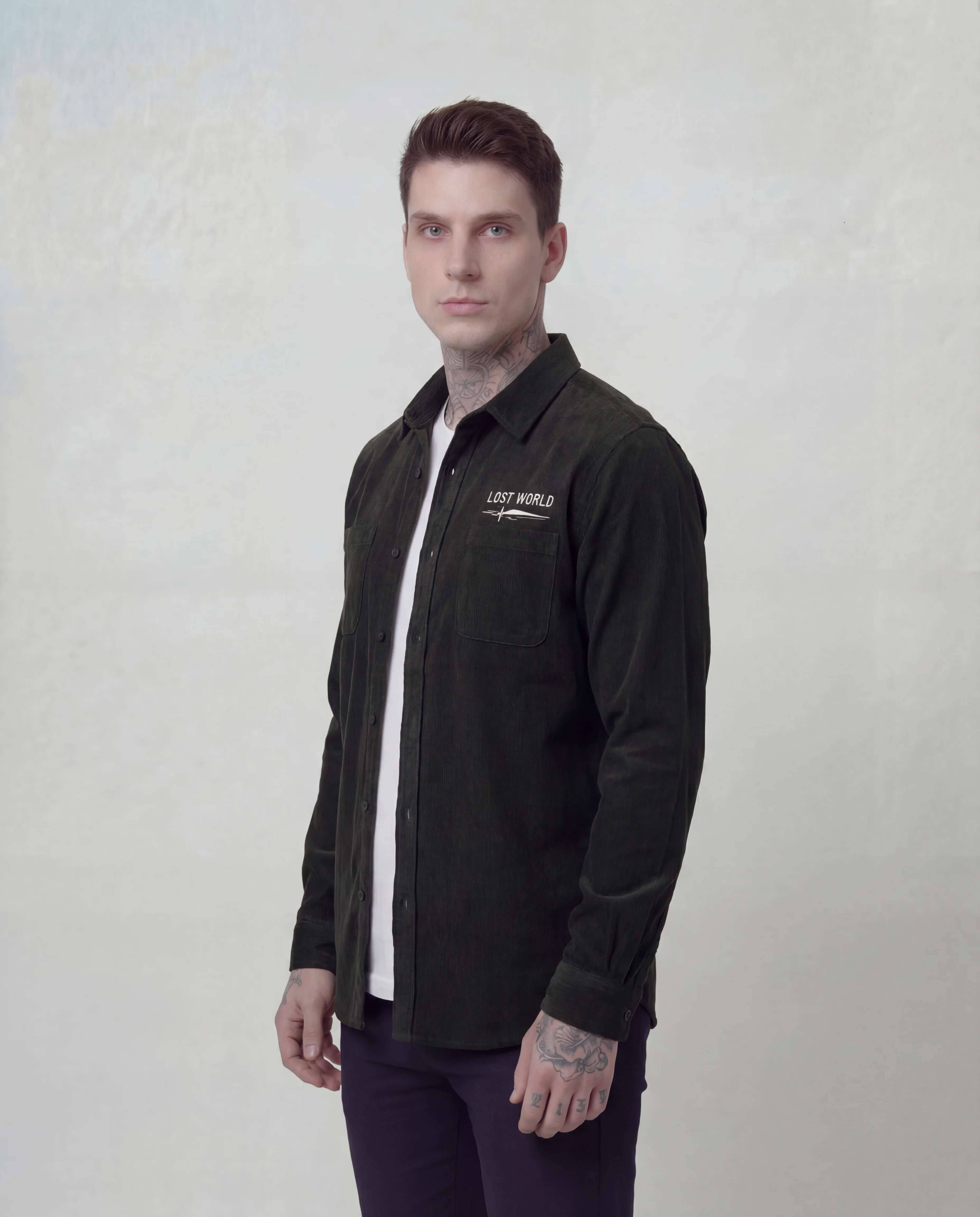 LW Dagger Black Cord Shirt - Image 4