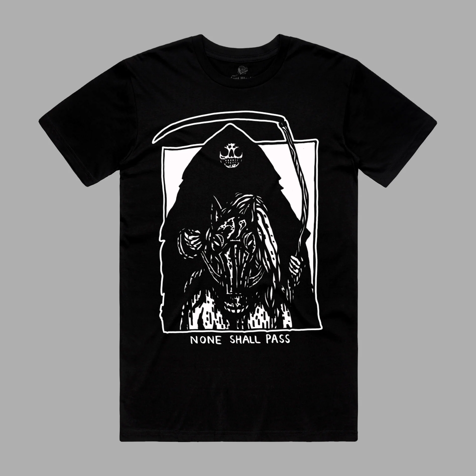 None Shall Pass Black t-Shirt