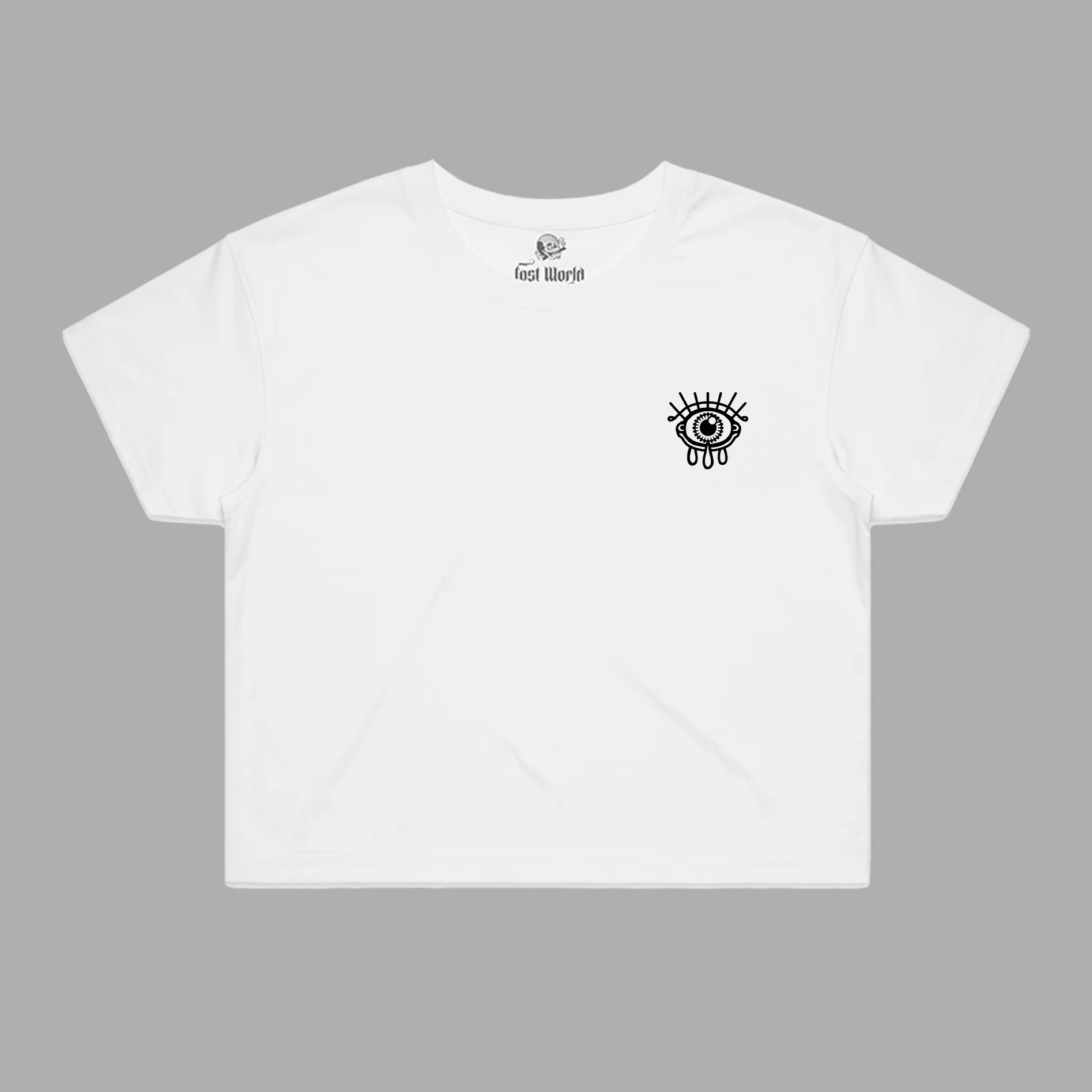 Ouija White Crop Top - Image 2