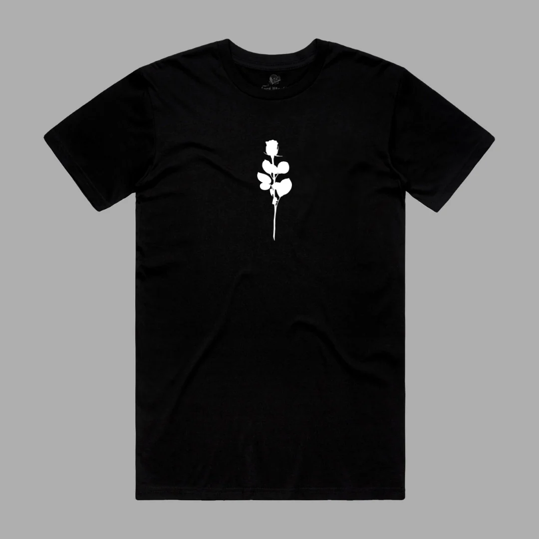 Rose Black T-Shirt - Image 2