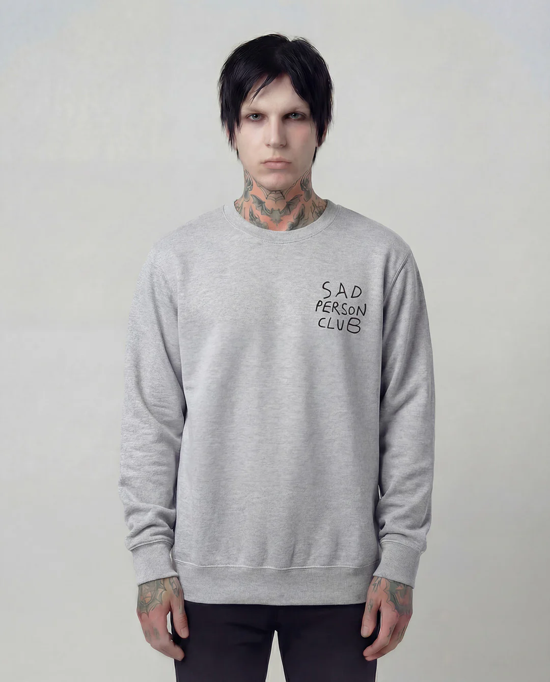 Sad Person Club Grey Crew - Image 4