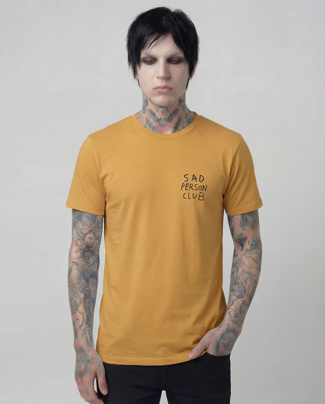 Sad Person Club Yellow Tee - Image 4